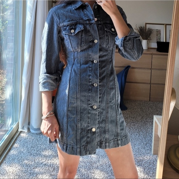 Helmut Lang FEMME TRUCKER DRESS. XS - Picture 3 of 5